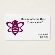 Maginta Minimalist Bee Carte de visite