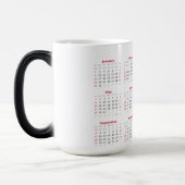 Magique 2022 Calendrier Morphing Mug (Gauche)
