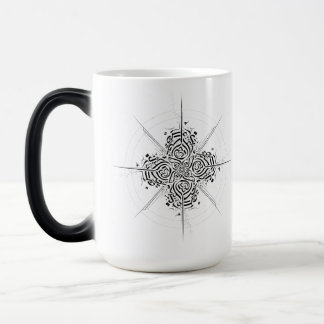 Magique Abstract Calligraphy Compass - Premium Ceramic Mug