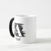 Magique Ajouter Votre Nom - Mug Monogramme (Devant gauche)