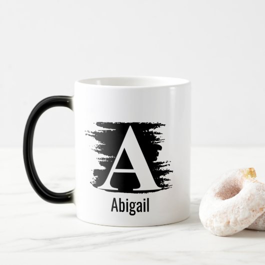 Magique Ajouter Votre Nom - Mug Monogramme (Avec donut)