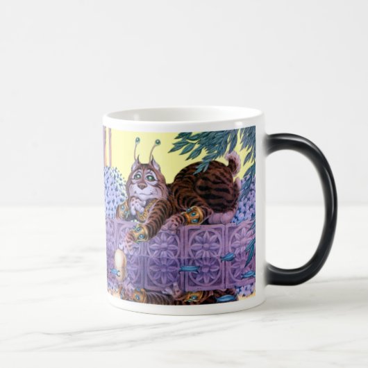 Magique Alien Kitty Morphing Mug (Droite)