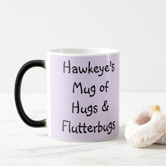 Magique Amethyst Wings Personnaliser Mug (Avec donut)