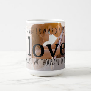 Magique Amour romantique Photo Mug mariages