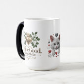 Magique Amoureux des chats Mug (Devant gauche)
