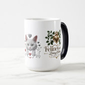 Magique Amoureux des chats Mug (Devant droit)