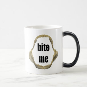 Magique Amusant Pêche Mug Pêche Humour Pêche Bite Me