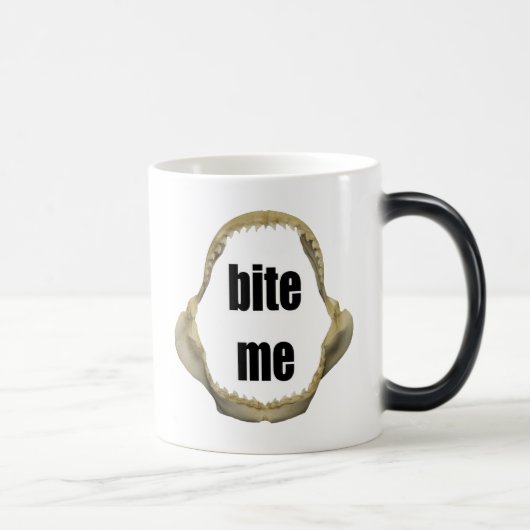 Magique Amusant Pêche Mug Pêche Humour Pêche Bite Me (Droite)