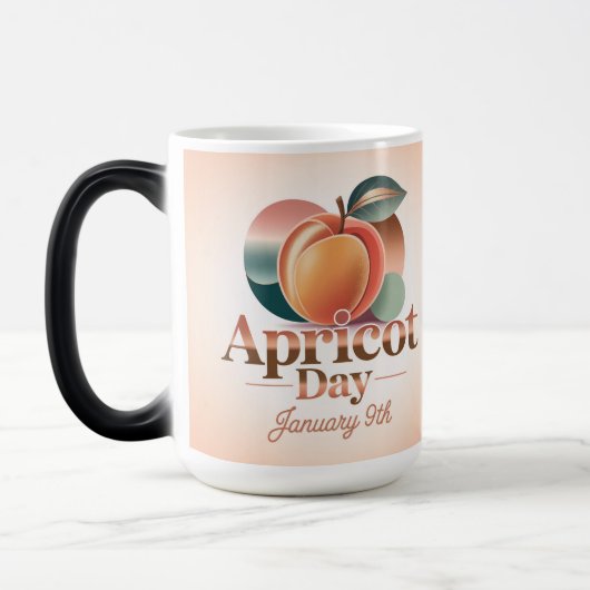 Magique Apricot Day January 9th Morphing Mug (Gauche)