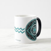 Magique Aquarius Mandala Mug (Devant droit)