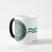 Magique Aquarius Mandala Mug (Devant gauche)