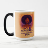 Magique Audacieux, Beau, Sans S'excuser - Mug (Gauche)