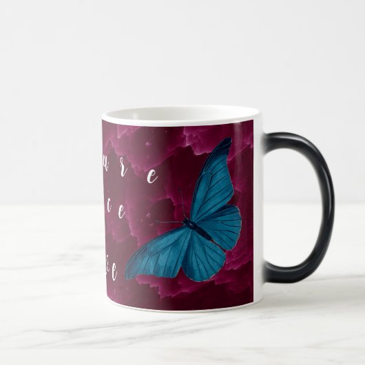 Magique Avenir, Paix, Amour Mug (Droite)