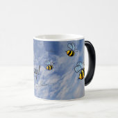 Magique Bee Happy Magic Morphing Mug (Devant droit)