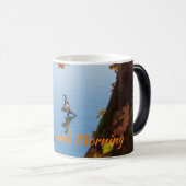 Magique Belle Matinée Oiseau Design Mug (Devant droit)