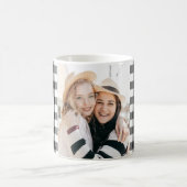 Magique Best Friends Modern Monogram Photo Keepsake Mug (Centre)