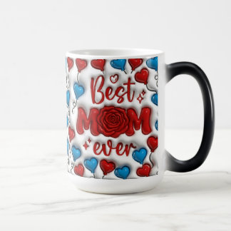 Magique Best mom ever mug design, Sublimation design.