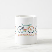 Magique "BIKEOLOGIST" Vintage Cycling Mug (Centre)