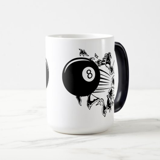 Magique Billiard Morpher Mug (Devant droit)