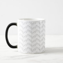 Black heart mug