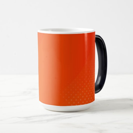 MAGIQUE BLANK CRÉEZ VOTRE PROPRE ORANGE MUG (Devant droit)