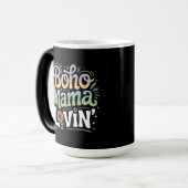 Magique Boho Mama Lovin Black Mug (Devant gauche)