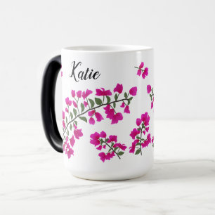 Magique Bougainvilliers rose Fuchsia Mug personnalisé