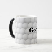 Magique Boules de golf Résumé Conception Mug (Devant gauche)