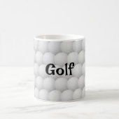 Magique Boules de golf Résumé Conception Mug (Centre)