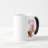 Magique Café Échauffe L'Âme Morpher Mug (Devant droit)