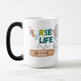 Magique "Café, égratignures et sauver des vies - Mug de vi