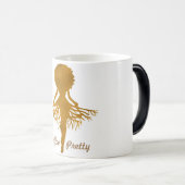 Magique Café, jolies racines Morpher Mug (Devant droit)