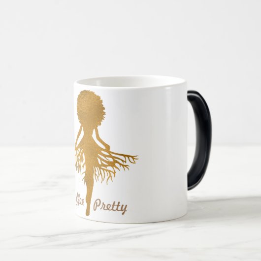 Magique Café, jolies racines Morpher Mug (Devant droit)