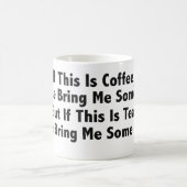 Magique Café ? Mug Morphing noir/blanc 11 oz (Centre)