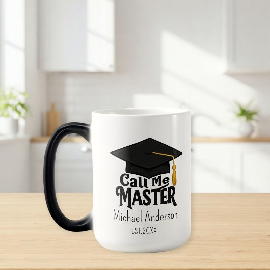 Magique Call me Master - Customizable magic Mug 