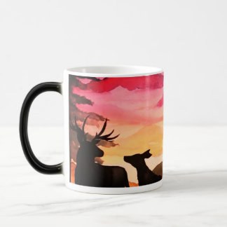 Magique Casagrande Créations Cerfs lever de soleil / mug c
