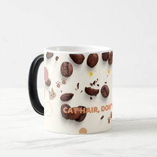 Magique Cat Hair Don't Care Mug – Funny Coffee Cup for Cat