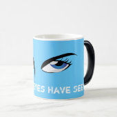 Magique Ce Que Mes Yeux Ont Vu Coffee Mug Cup (Devant droit)