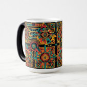 Magique Cerulean 'Aztec Dream' 444ml Mug Morphing (Devant gauche)