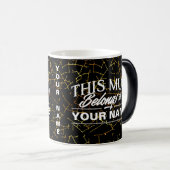 Magique Cette Mug Appartient À VOTRE NOM. (Devant droit)