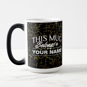 Magique Cette Mug Appartient À VOTRE NOM.