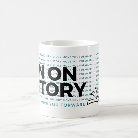 Magique Chaleur activé morphing mug - Run on History (Centre)