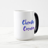 Magique Changer la couleur ChemKnits Logo Mug (Devant droit)