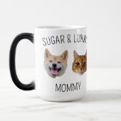 Magique Chat de chien personnalisé visage Mug, Mug cadeau (Gauche)