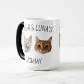 Magique Chat de chien personnalisé visage Mug, Mug cadeau (Devant gauche)