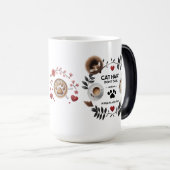 Magique Chat Maman Morphing Mug - 15 oz Magic Coffee Cup (Devant droit)