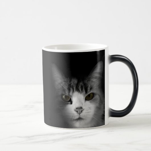 Magique Chat sur Mug Morphée Noire (Droite)