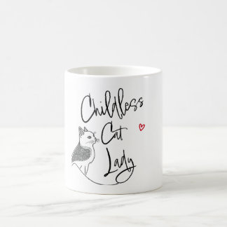 Magique Chatte sans enfant Lady voyage mug