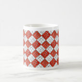 Magique CHECK ROUGE MOSAIC Morphing Mug (Centre)