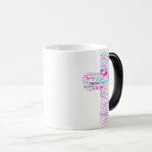 Magique Christian Cross Cloud Art Mug (Devant droit)